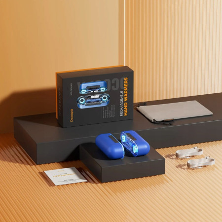 Ocoopa UT2s GamerPro, 2x 5000 mAh, iki 2*8h, powerbank 18 W, LED, juodas