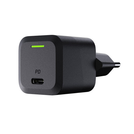 Green Cell 1x USB-C 33W Juodas Įkroviklis