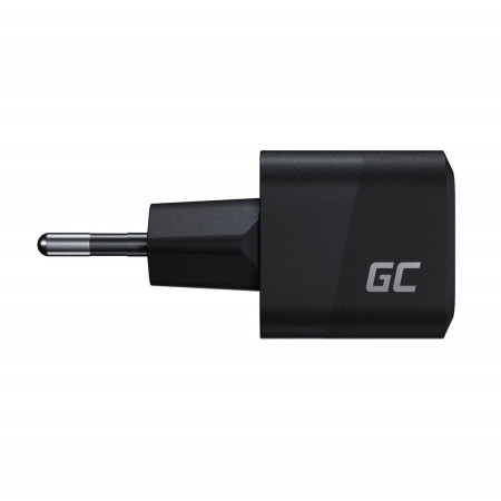 Green Cell 1x USB-C 33W Juodas Įkroviklis