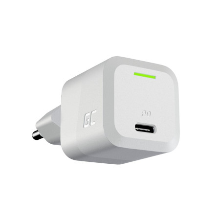 Green Cell 1x USB-C 33W Baltas Įkroviklis