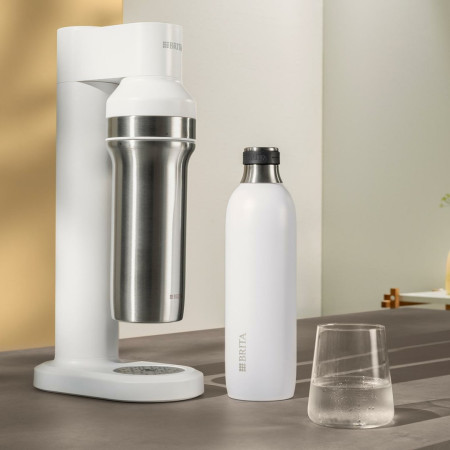 Brita SodaTrio 0.65 L Baltas Stalas