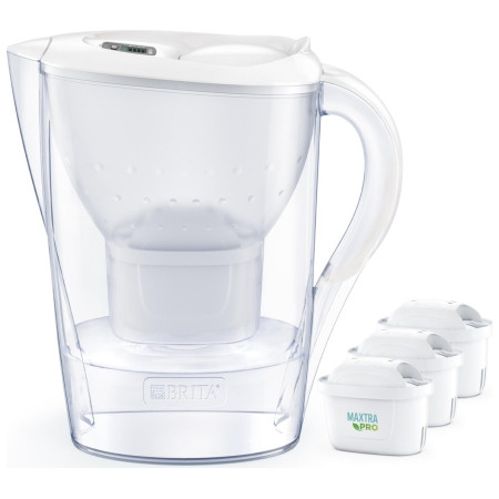 Brita Marella + 3 MAXTRA PRO Pure Performance filtrai balti