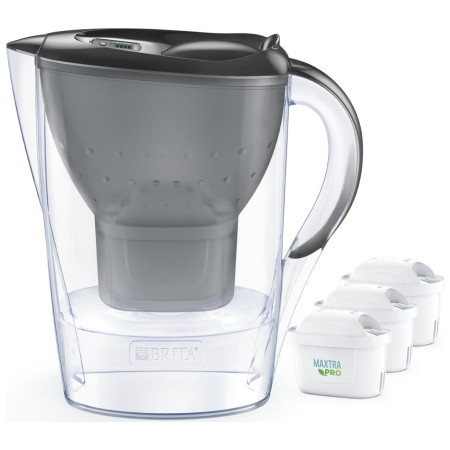 Brita Marella + 3 MAXTRA PRO Pure Performance filtrai grafito spalvos