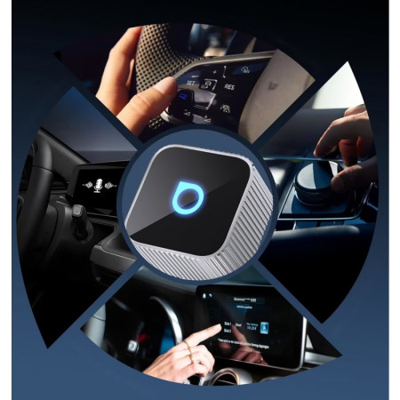 Belaidis CarPlay/Android Auto adapteris Ottocast Mini Cube juodas