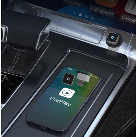 Belaidis CarPlay/Android Auto adapteris Ottocast Mini Cube juodas