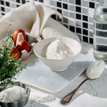 Adler AD 3181 virtuvinė svarstyklė pilka