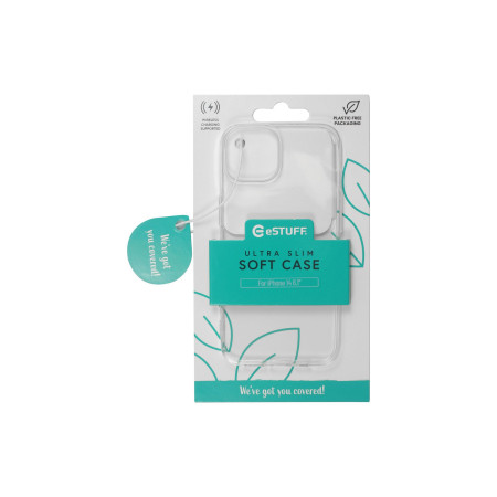 eSTUFF ES67100005 mobiliojo telefono dėklas 15,5 cm (6.1") Permatomas