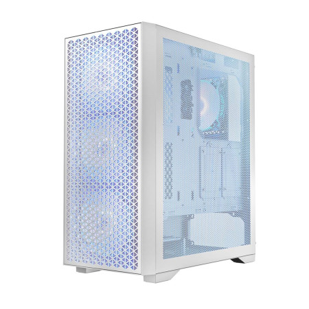 Logic Dart Pro ARGB Midi korpusas baltas