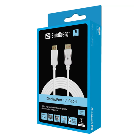 Sandberg 8K60Hz 2m DisplayPort 1.4 Laidas