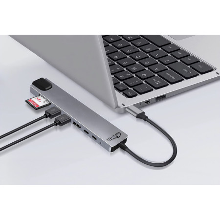 USB-C 8in1 Hub Media-Tech MT5046