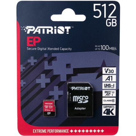 Patriot EP Series 512GB microSDXC V30
