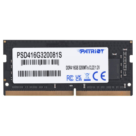 Patriot Signature 16GB DDR4 SODIMM 3200MHz