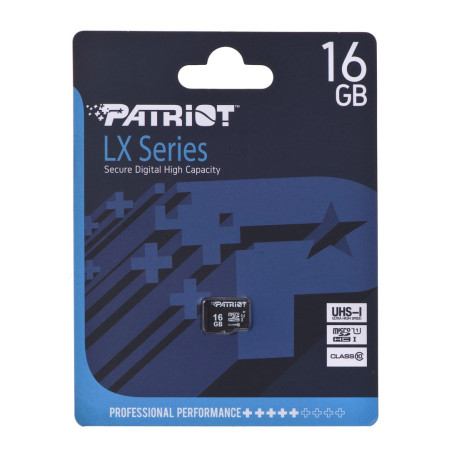 Patriot LX Series 16GB microSDHC Class 10 UHS-I