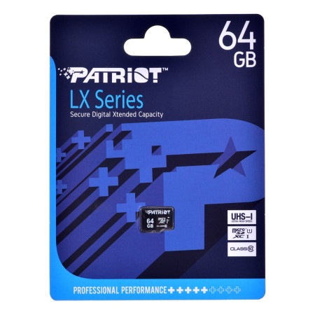 Patriot LX Series 64GB microSDXC Class 10 UHS-I