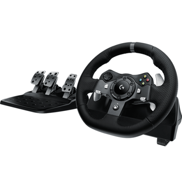 Logitech G920 Driving Force Steering Wheels & Pedals (Xbox ir PC) Žaidimų Vairas
