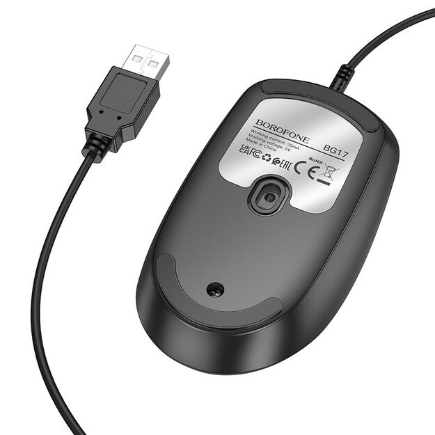 Pelė Borofone BG17 juoda 2