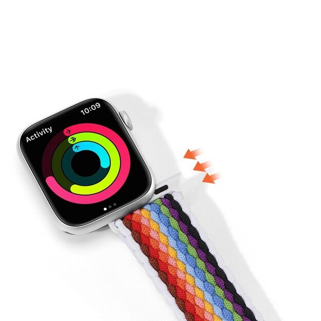 Apyrankė Dux Ducis Mixture II Series Apple Watch 42/44/45/49mm Pale Stripes 3