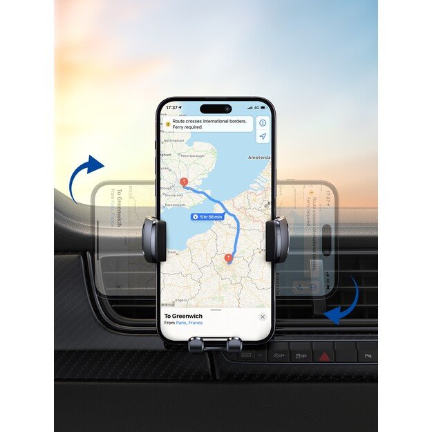 Automobilinis telefono laikiklis Joyroom JR-ZS351 (air vent) juodas 4