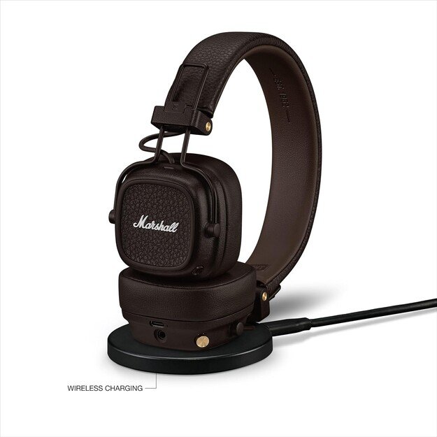 Belaidės ausinės Marshall Major V On-Ear Bluetooth rudos 1
