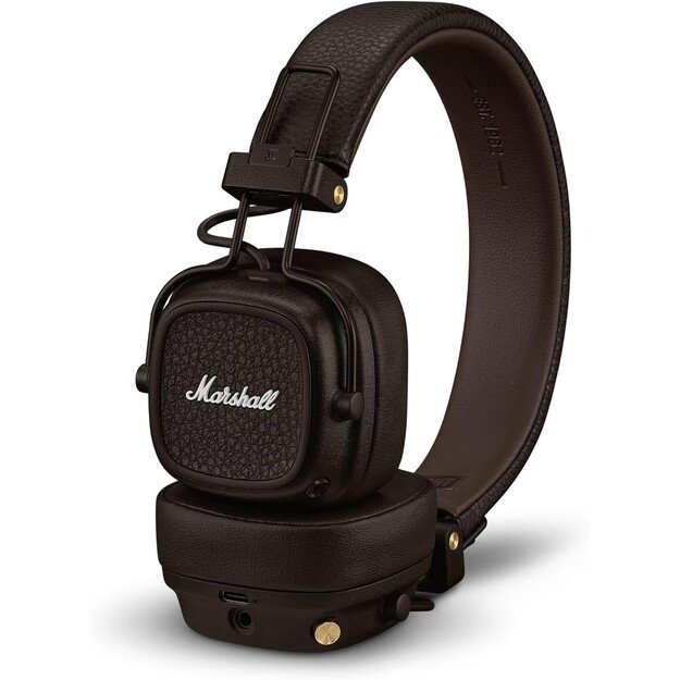 Belaidės ausinės Marshall Major V On-Ear Bluetooth rudos