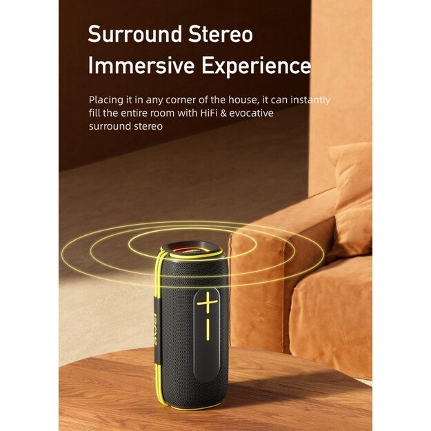 Bluetooth ne&scaron;iojamas garsiakalbis Awei KA5 20W juodas 4