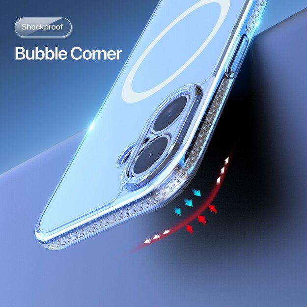 Dėklas Dux Ducis Clin Magsafe Apple iPhone 17 skaidrus 6