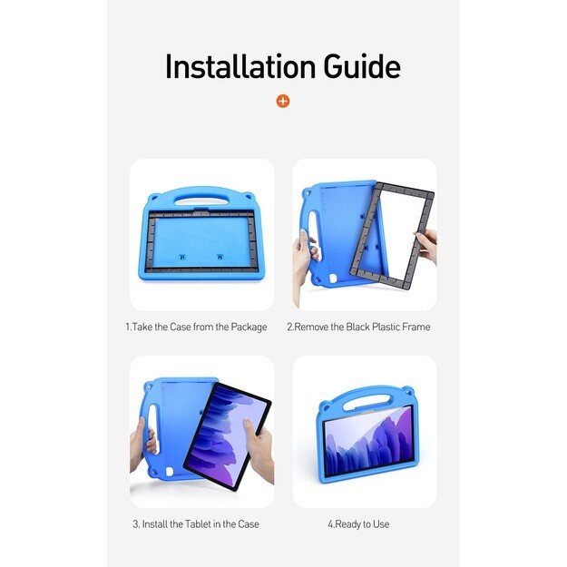 Dėklas Dux Ducis Panda Samsung X200/X205 Tab A8 10.5 2021 mėlynas 1