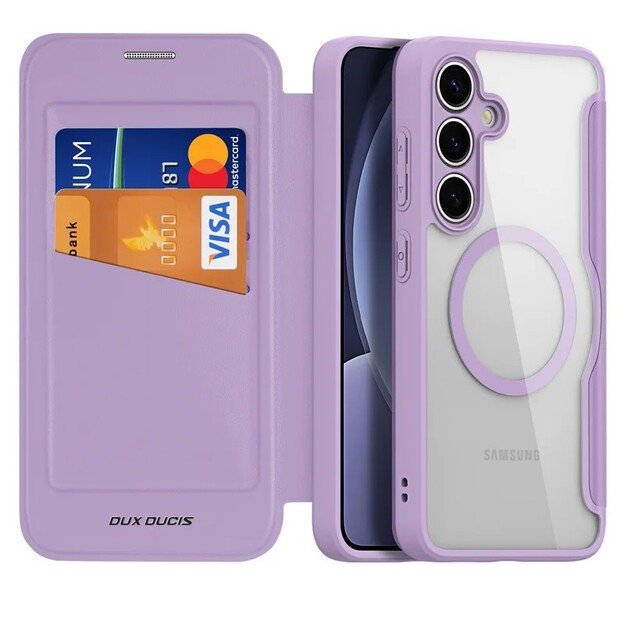 Dėklas Dux Ducis Skin X Pro skirtas Samsung S936 S25 Plus violetinis 1