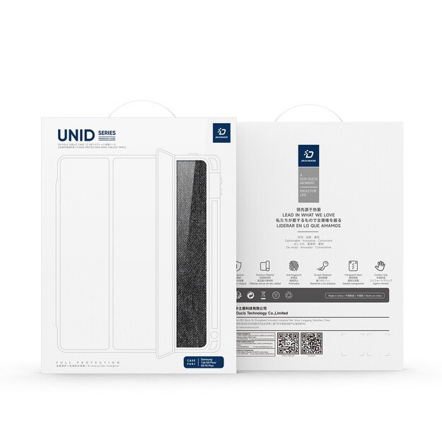Dėklas Dux Ducis Unid Samsung X810/X816 Tab S9 Plus/X610/X616 Tab S9 FE Plus mėlynas 5