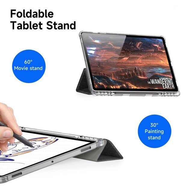 Dėklas Dux Ducis Unid Samsung X810/X816 Tab S9 Plus/X610/X616 Tab S9 FE Plus mėlynas 1