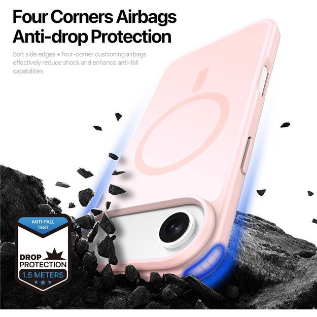 Dėklas Dux Ducis Yind Apple iPhone Air rožinis 7