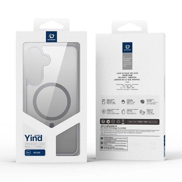 Dėklas Dux Ducis Yind skirtas Samsung S936 S25 Plus pilkas 5