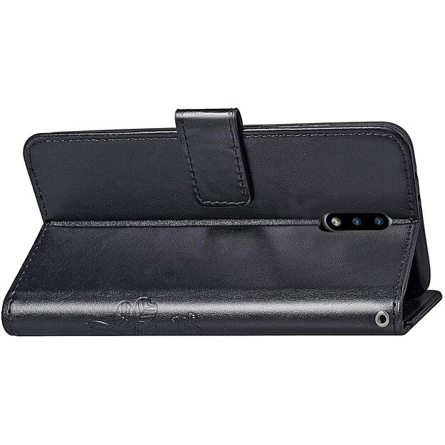 Dėklas Flower Book Samsung A556 A55 5G juodas 3