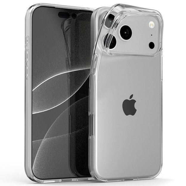 Dėklas Mercury Jelly Clear Apple iPhone 17 Pro Max skaidrus