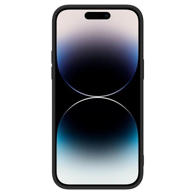 Dėklas Nillkin CamShield Silky Silicone Apple iPhone 15 Plus juodas 4