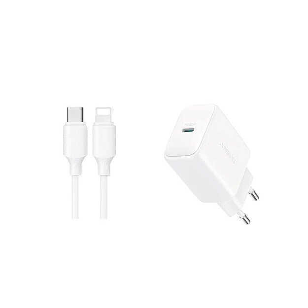 Įkroviklis Joyroom JR-TCF20 20W USB-C + USB-C to Lightning cable 1.0m baltas 6