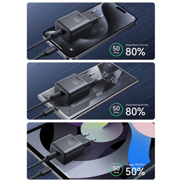 Įkroviklis Joyroom JR-TCF20 20W USB-C + USB-C to Lightning cable 1.0m baltas 5