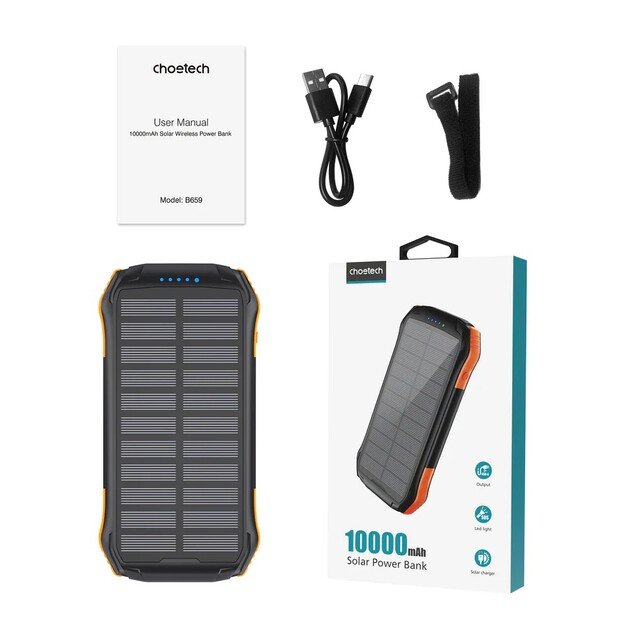 I&scaron;orinė baterija Power Bank Choetech B659 10000mAh 5