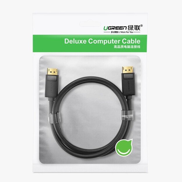 Kabelis Ugreen DP102 DisplayPort to DisplayPort 1.0m juodas 2