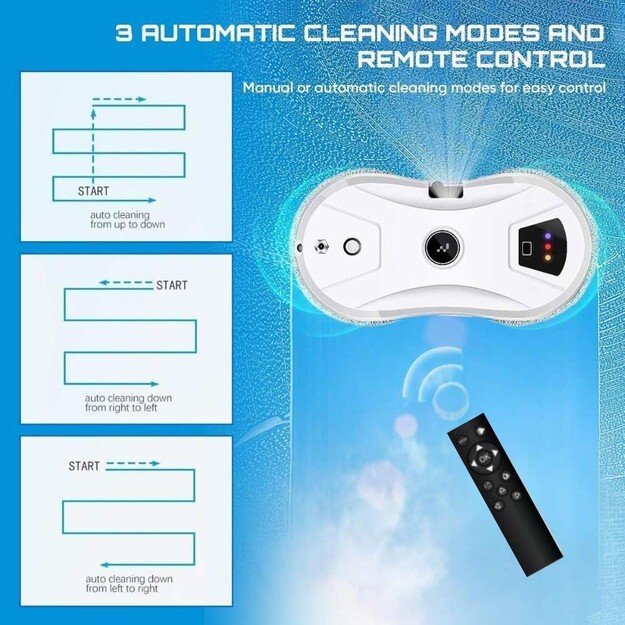 Langų valymo robotas Reach W14S baltas 6