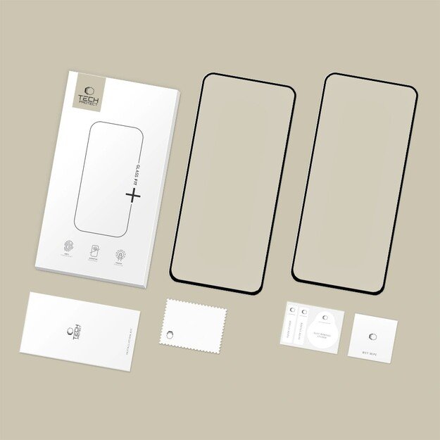 LCD apsauginis stikliukas Tech-Protect Glass Fit+ 2-Pack Samsung S731 S25 FE juodas 3