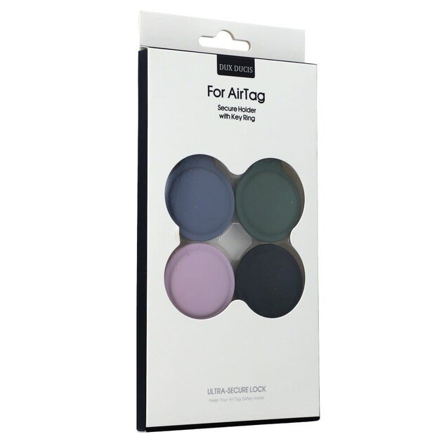 Raktų pakabukas Dux Ducis TPU Secure Holder Apple AirTag 4Pack 5