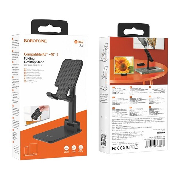 Telefono laikiklis Borofone BH42 Lite Star, juodas 4