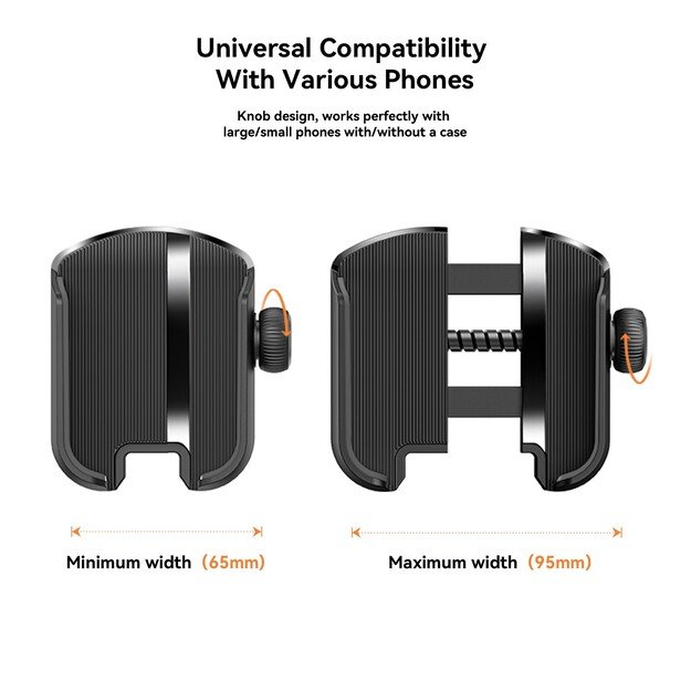 Telefono laikiklis dviračiui Joyroom JR-ZS431 juodas 3