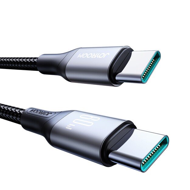 USB kabelis Joyroom S-A28 USB-C to USB-C 60W 1.0m juodas 1