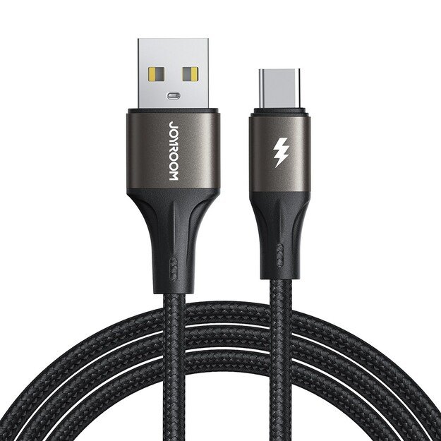 USB kabelis Joyroom SA25-AC3 USB to USB-C 3A 2.0m juodas