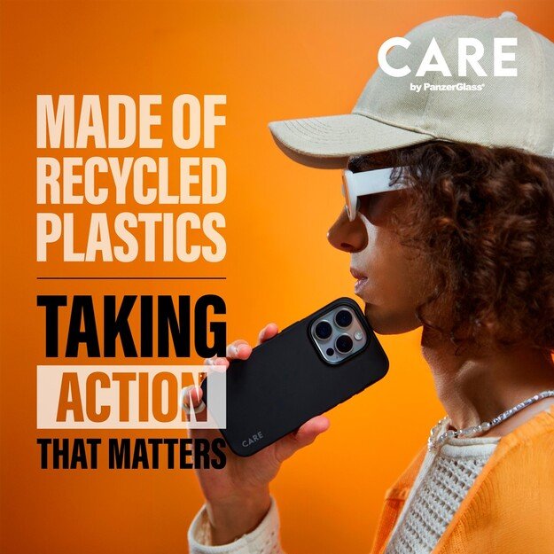 CARE Fashion case with MagSafe iPhone 16, Black 2