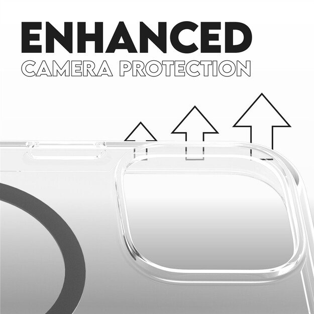 CARE Flagship case with Black MagSafe iPhone 16 Pro Max, Transparent 5