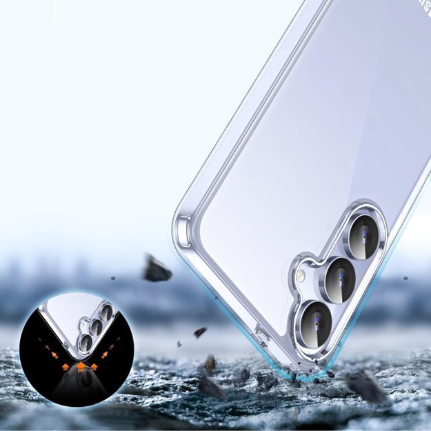 JM ANTI-BACTERIA TPU for Galaxy S24 Plus Clear 5