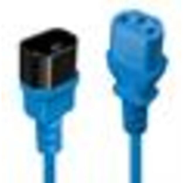 CABLE POWER IEC EXTENSION 1M/BLUE 30471 LINDY 1